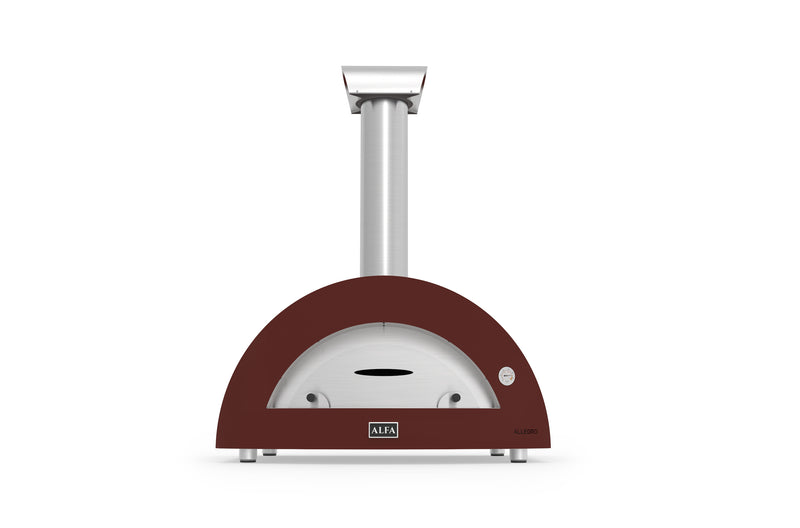 ALFA Allegro 39-Inch Outdoor Countertop Wood-Fired Pizza Oven | FXALLE-LGIA-T / FXALLE-LROA-T