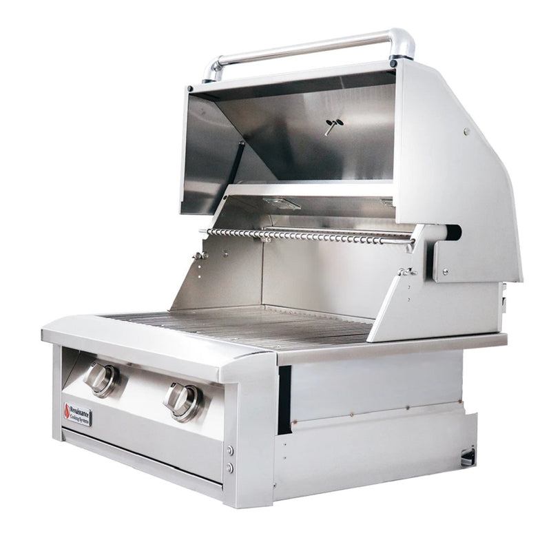 Premium 30" Natural Gas Stainless Built-In Grill, 304 Stainless Steel