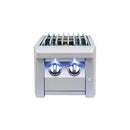 ARG Double Side Burner - ASBSSB LP Stainless Steel Dual Brass Burners