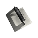 Le Griddle Burger Press XL - 6 Inch Stainless Steel Square Press with Diamond Textured Non-Slip Handle | LGBPXL