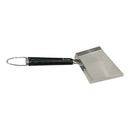 Le Griddle Scoop and Spatula - Stainless Steel Tapered Scooper with Black Plastic Handle and Metal Hanging Hook | LGGSS