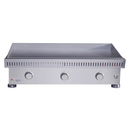 Le Griddle Commercial Series 105 Natural Gas Built-In Griddle - 3mm Cooking Plate, 27,000 BTU Triple U-Shape Burners, 304 Stainless Steel, Push Button Ignition, Indoor/Commercial Use | OML105C3