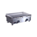 Le Griddle Commercial Series 75 Natural Gas Built-In Griddle - 3mm Cooking Plate, 18,000 BTU Dual U-Shape Burners, 304 Stainless Steel, Push Button Ignition, Indoor/Commercial Use | OML75C3