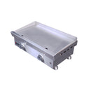 Le Griddle Commercial Series 75 Natural Gas Built-In Griddle - 3mm Cooking Plate, 18,000 BTU Dual U-Shape Burners, 304 Stainless Steel, Push Button Ignition, Indoor/Commercial Use | OML75C3