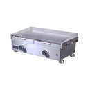 Le Griddle Commercial Series 75 Natural Gas Built-In Griddle - 3mm Cooking Plate, 18,000 BTU Dual U-Shape Burners, 304 Stainless Steel, Push Button Ignition, Indoor/Commercial Use | OML75C3