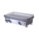 Le Griddle Commercial Series 75 Natural Gas Built-In Griddle - 3mm Cooking Plate, 18,000 BTU Dual U-Shape Burners, 304 Stainless Steel, Push Button Ignition, Indoor/Commercial Use | OML75C3