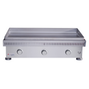 Le Griddle Commercial Series 105 Natural Gas Built-In Griddle - 6mm Cooking Plate, 27,000 BTU Triple U-Shape Burners, 304 Stainless Steel, Push Button Ignition, Indoor/Commercial Use | OML105C6