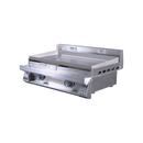 Le Griddle Pro Series 75 Natural Gas Built-In Griddle - 6mm Cooking Plate, 18,000 BTU Dual U-Shape Burners, 304 Stainless Steel, Indoor/Commercial Use | OML75P6