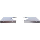 Primo - Stainless Steel Side Shelves for XL, LG (req PG00368 Cart) - PG00369