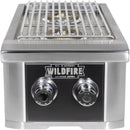 Wildfire Ranch Pro Double Side Burner 304 Black Ss Propane - WFDBLSBRN-BSS-LP