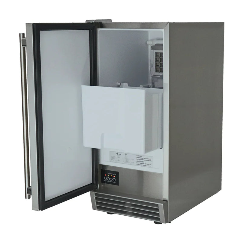 ARG Ice Maker - REFR3A Stainless Steel Outdoor Ice Maker