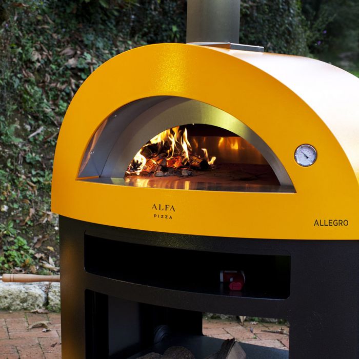 ALFA Allegro Pizza Oven Base - Black - BFALLE-NER