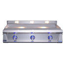 Le Griddle Pro Series 105 Natural Gas Built-In Griddle - 6mm Cooking Plate, 27,000 BTU Triple U-Shape Burners, 304 Stainless Steel, Indoor/Commercial Use | OML105P6