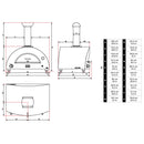 ALFA Alfa Brio Gas/Wood Fired Pizza Oven | FXBRIO-GROA-U/ FXBRIO-GGIA-U