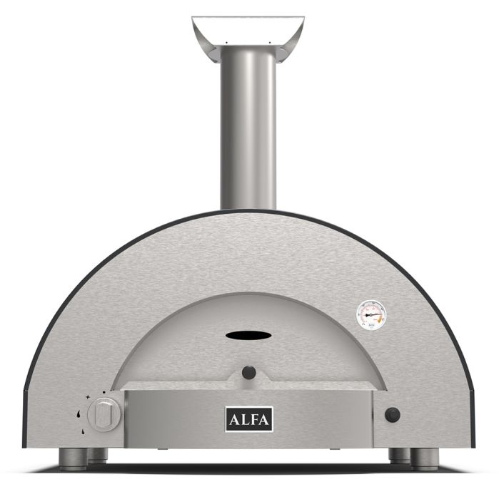 ALFA Classico 2 Pizze Propane Pizza Oven W/ Natural Gas Conversion Kit - Ardesia Grey - FXCL-2P-GGRA-U