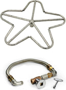 HPC - HPC Fire Match Light Fire Pit Kit (FPS/PENTA18LP KIT), 18-Inch, Propane - FRSR-48X24HC KIT