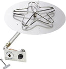 HPC - HPC Fire Spark Ignition Fire Pit Burner Kit (PENTA18-FPK-NG), 18-Inch Flat Pan, Natural Gas - PENTA18-FPK-NG