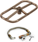 HPC - HPC Fire Match Light Fire Pit Kit (FPSR12X6 KIT), 12x6-Inch, Natural Gas - FPSR12X6 KIT