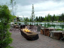 HPC - HPC Fire S-Fire Stainless Steel Fire Pit Burner, 36x8-Inch, Propane Gas - SFIRE36-LP