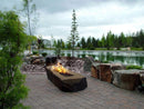 HPC - HPC Fire Match Light Fire Pit Kit (FPSR12X6 KIT), 12x6-Inch, Natural Gas - FPSR12X6 KIT