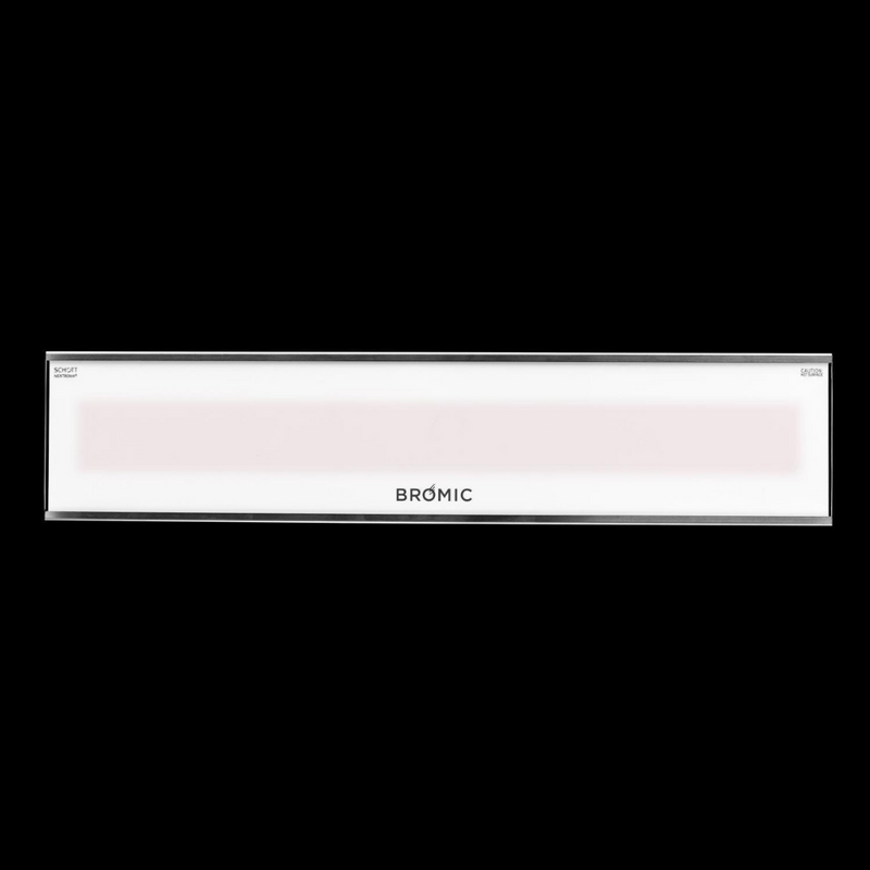 Bromic Platinum Smart-Heat - 50" 3400W Electric Outdoor Patio Heater, White - BH0320008