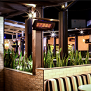 Bromic Heating Tungsten 500 Smart-Heat Gas 5 Burner Patio Heater, Propane, 43000 BTU - BH0210004-1