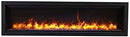 Amantii SYM-60-BESPOKE Symmetry Series Bespoke 60-Inch Built-in Electric Fireplace with Remote, Ember Media, Black Steel