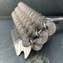 Four Oxen BBQ Bristle Free Grill Brush and Scraper  – 16.5” Stainless Steel Brush