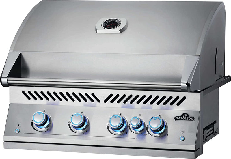 Napoleon Built-in 700 Series BBQ Natural Gas Grill Head 32 Inches, Stainless Steel - BIG32RBNSS
