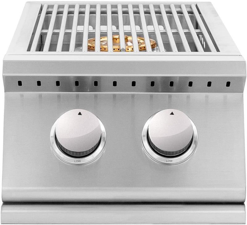Summerset Sizzler Series Built-In Double Side Burner, Natural Gas - SIZSB-2-NG
