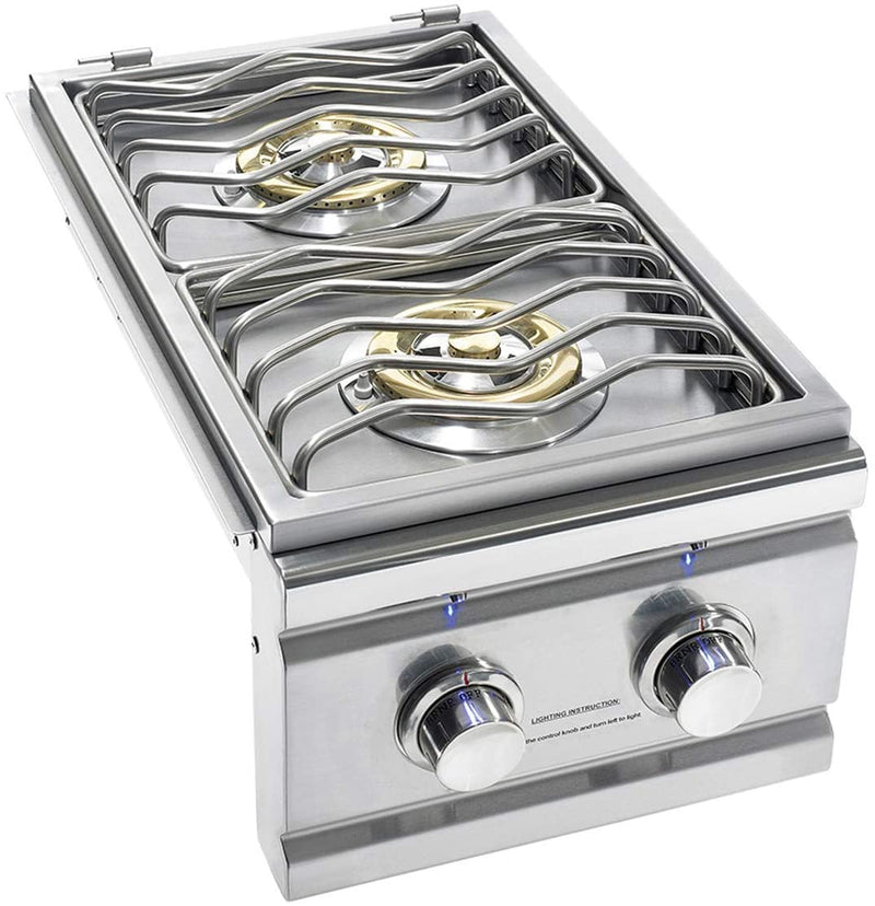 Summerset TRL Series Built-in Double Side Burner, Natural Gas - TRLSB-2-NG