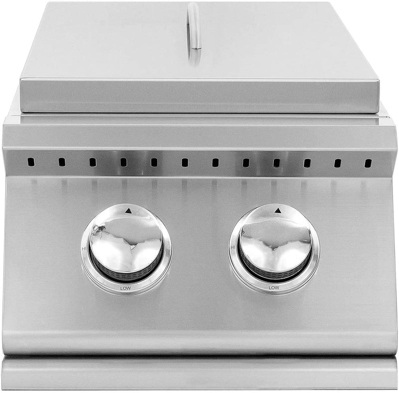 Summerset Sizzler Series Built-In Double Side Burner, Natural Gas - SIZSB-2-NG