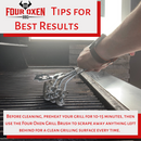 Four Oxen BBQ Bristle Free Grill Brush and Scraper  – 16.5” Stainless Steel Brush