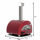 ALFA Mordeno Portable Outdoor Pizza Grill Oven, Stainless Steel