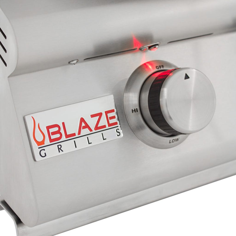 Blaze Premium LTE 32-Inch 4-Burner Built-in Propane Gas Grill with Rear Infrared Burner & Grill Lights - BLZ-4LTE2-LP