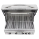 Blaze Premium LTE 32-Inch 4-Burner Built-in Natural Gas Grill with Rear Infrared Burner & Grill Lights - BLZ-4LTE2-NG