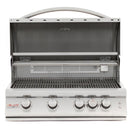 Blaze 32" 4-Burner 4LTE2 Built-In Grill Blaze in Marine Grade 316 Stainless Steel Grill - BLZ-4LTE2MG-NG