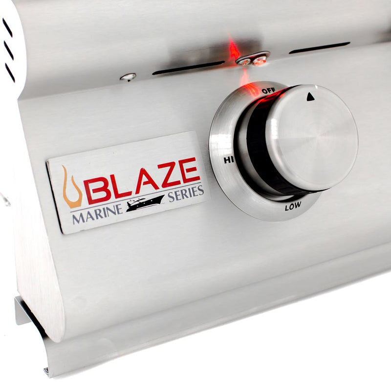 Blaze 32" 4-Burner 4LTE2 Built-In Grill Blaze in Marine Grade 316 Stainless Steel Grill - BLZ-4LTE2MG-NG