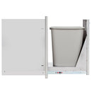 Blaze 14" Narrow Roll Out Trash Bin - BLZ-TRNW-DRW