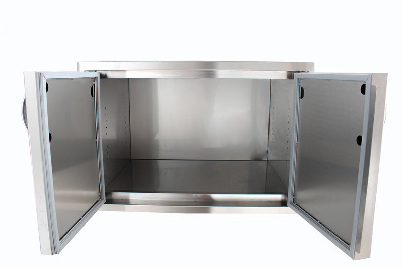 Blaze 32" Sealed Stainless Steel Dry Storage Pantry with Shelf - BLZ-DRY-STG