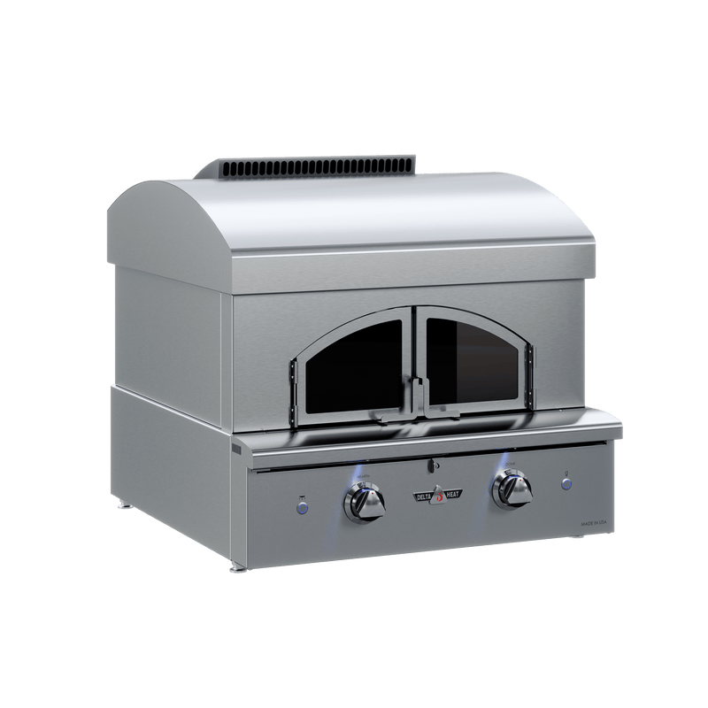 Delta Heat Freestanding Outdoor Pizza Oven, 30 inch Dual Burner, Propane or Natural Gas (Options Available) DHPO30F