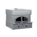 Delta Heat Built-In Outdoor Pizza Oven, 30 Inches Dual Burner, Stainless Steel DHPO30BI