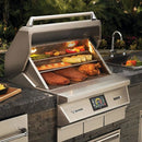 Twin Eagles Pellet Grill 36 inch Wood-Fired Grill and Smoker Combo with Rotisserie, TEPG36G