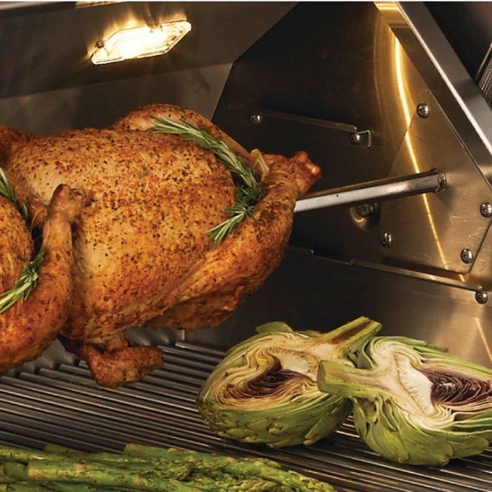 Twin Eagles Pellet Grill 36 inch Wood-Fired Grill and Smoker Combo with Rotisserie, TEPG36G
